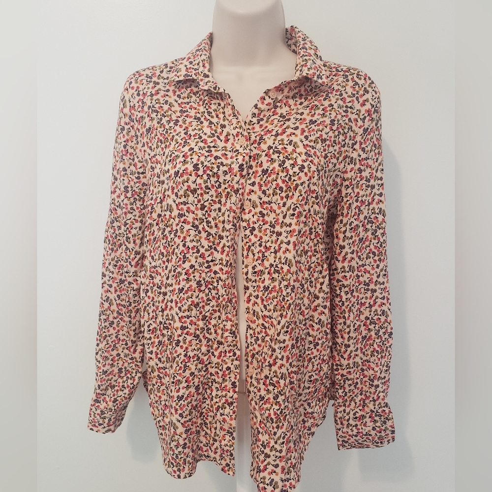 TOPSHOP Floral Blouse